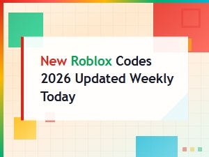 New Roblox Codes 2026 – Updated Weekly Today | All Working Codes List