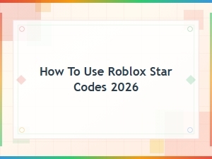 How to Use Roblox Star Codes